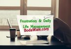 Frustration And Daily Life Management