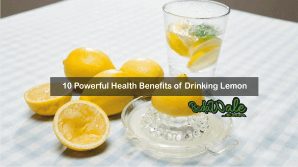 health benefits of drinking lemon