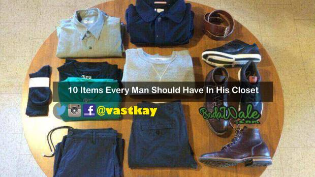 important items in men's closet