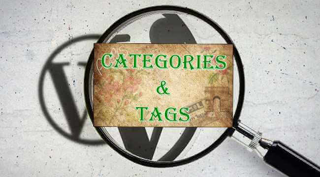 categorizing content on blogs